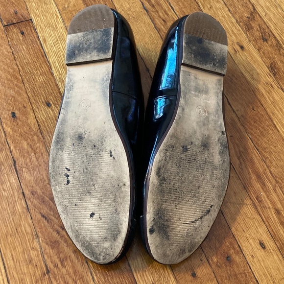 Marais USA Patent Ballet Flats with Suede Tips 10 - Picture 5 of 9